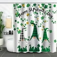 thumbnail image 6 of Qwtwty Shower Curtain Shower Curtain Saint Patrick's Day Decoration Bathroom Partition Fabric Digital Printing Bathroom Water Proofing Curtain with Hooks No Punching, 6 of 6