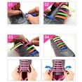 thumbnail image 3 of TOTOMO Unisize(20pc) No-Tie Shoe Laces Elastic Silicone Shoelaces for Kids & Adults, 3 of 5