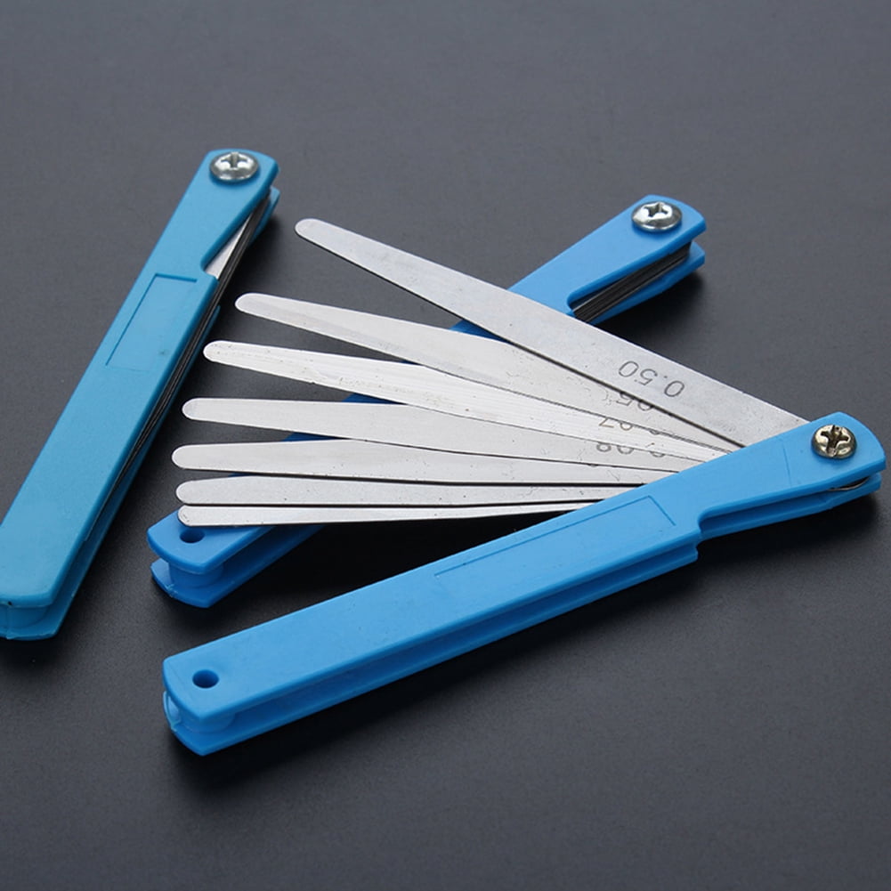 Woodworking Gadget Depth Measurement Gap Filler Measure Layout Tool 17 Blade Thickness Tappet Valve Feeler Gauge Set ,Easy to Use