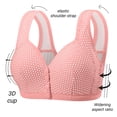 thumbnail image 4 of Aofany Bras for Women Wireless Bra For Senior Front Closure Breathable Bra Wirefree Bras For Older Women Plus Size Bra Seamless Bras, 36B/C-44B/C, 4 of 7