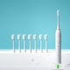 thumbnail image 5 of Cepillo de dientes eléctrico con 8 cabezales | 6 modos de velocidad y temporizador de 2 minutos | Resistente al agua IPX7 y base de carga magnética para adultos y viajes, 5 of 9