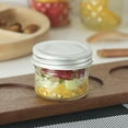 thumbnail image 3 of 12-Piece 100ml Diamond-Shaped Glass Storage Jars Set - Transparent Airtight Containers for Jam, Yogurt, Honey & More - Small Mason Jar Style Food Storage Bottles with Secure Seal - 70×58mm Size, 3 of 6