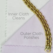 Connoisseurs All-Purpose Jewelry Cleaning Kit with Cleaner Solution and Polishing Cloths