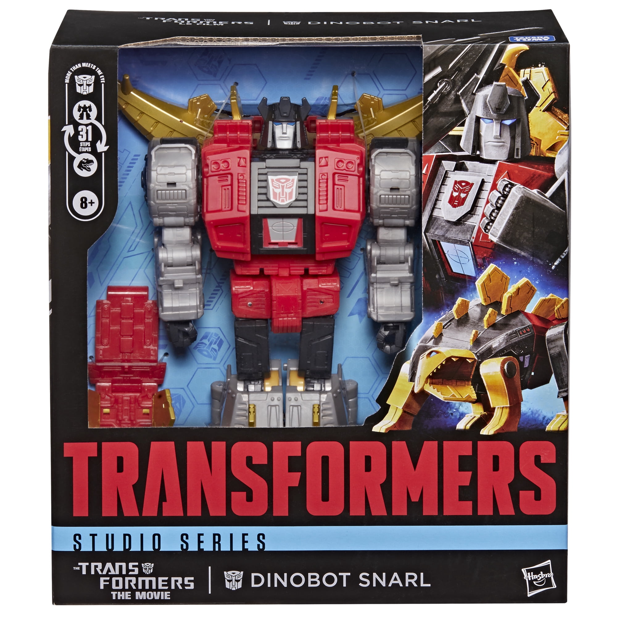 Transformers Toys Studio Series The Transformers: The Movie Dinobot Snarl 8" Action Figure, 8+