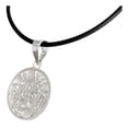 thumbnail image 2 of JOYARIS Dije Medalla Tetragramaton De 3 Cm Plata 925 + Collar Caucho DM-0000997, 2 of 4