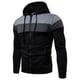 thumbnail image 2 of Otoño e invierno Nuevo producto Color a juego Moda Cremallera Casual Hombres Suéter deportivo Pompotops  oipoqjl16387, 2 of 6