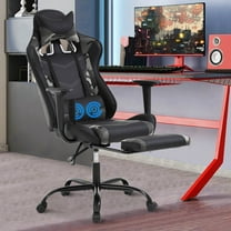 YRLLENSDAN Massage Gaming Chair Video Game with Footrest, Ergonomic Gamer Chair for Adults High Back Gaming Computer Chair with Arms Lumbar Support