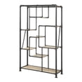 thumbnail image 2 of Furniture of America Plymouth 8-Shelf Bookcase, Sand Black, 2 of 7