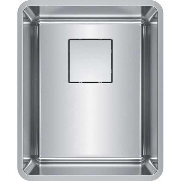Franke PTX110-14 Pescara Undermount 18-Gauge Stainless Steel Single Bowl Kitchen Sink for 18" Minimum Cabinets
