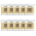 thumbnail image 2 of 100-pack wooden cotton swabs, sanitary dual-tip sticks for daily cleaning and cosmetics, 2 of 3