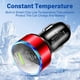 thumbnail image 5 of Adaptador de cargador de coche de 20 W USB 3.0 PD tipo C 2 puertos cargador de coche de viaje (rojo), 5 of 6