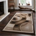 thumbnail image 4 of MDA Home Glamour Dark Brown/Black Polypropylene Area Rug - 8'7" x 11'11", 4 of 5