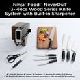 thumbnail image 2 of Juego de cuchillos Ninja Foodi NeverDull Premium, 13 piezas, acero inoxidable, 2 of 9