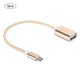 thumbnail image 3 of Cable adaptador OTG Sincero 3 piezas Conector reforzado de Tela tejida Oro, 3 of 10