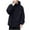 Mens Jackets & Coats Black, variant on M-5X Big & Tall Jackets for Men Long Sleeve Plus Size Raincoats Mens Casual Solid Zip Up Breathable Hiking Jacket with Zipper Pockets and Hoodies