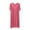 Hot Pink, variant on yillto Womens Nightgown Short Sleeve Loose Comfy Pleated Night Gowns Sleepwear Lounge Pjs Sleepshirts