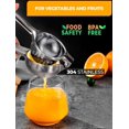 thumbnail image 3 of EcoNesxp Stainless steel lemon juicer Lime Squ, 3 of 5