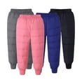 thumbnail image 2 of WOLLED Youth Boys Girls Winter down Pants Kids Casual Lightweight Trousers Teen Windproof Warm Snow Pant 2-15Y, 2 of 9