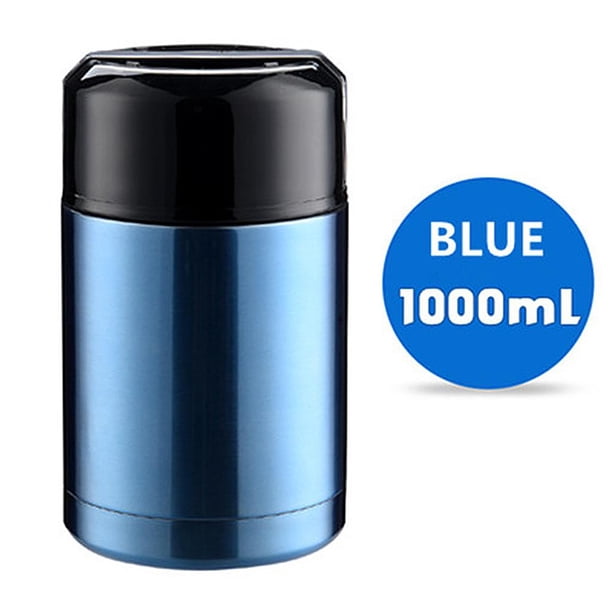 Recipiente térmico perfecl para almuerzo con aislamiento al vacío acero inoxidable 800 ml azul