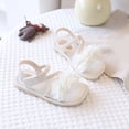 thumbnail image 7 of Ymyiu Infant Girls Walking Sandals Girls Sandals Big Girl and Toddler Girl Sandals with Durable Leather Summer Dress Shoes for Girls Size 12.5 (White,Little Kids 12.5), 7 of 7
