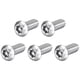 thumbnail image 1 of 5Paquete 5/16-18 x 3/4" Tornillos de seguridad Torx, Tono plateado, 1 of 6