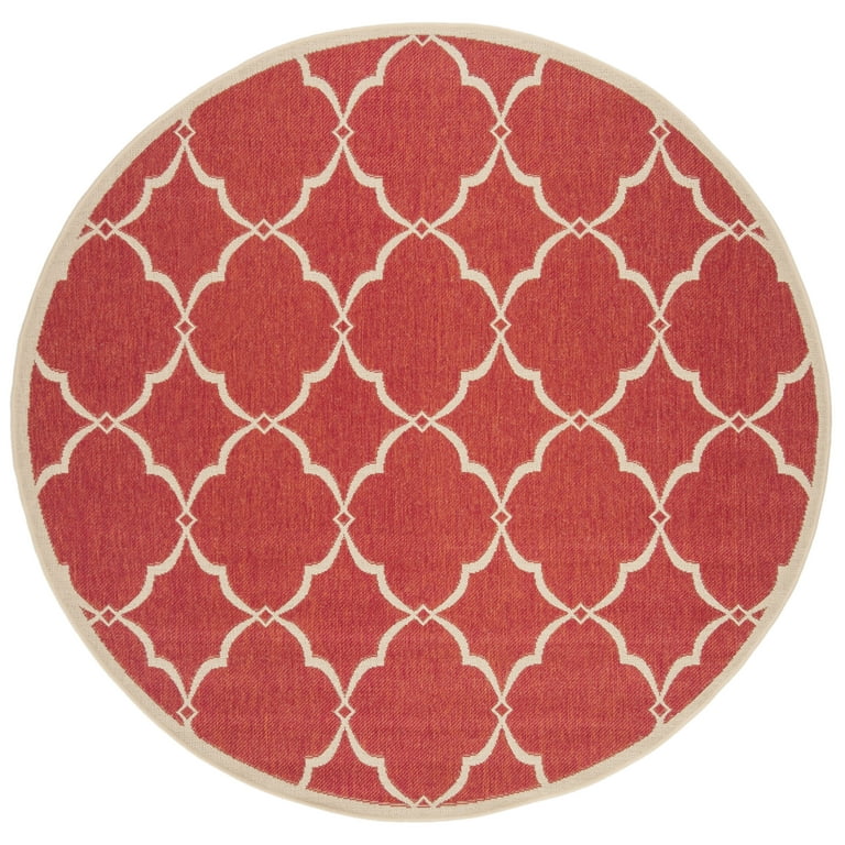 SAFAVIEH Beach House Nick Indoor/Outdoor Area Rug Red/Cream