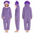 thumbnail image 3 of GOBWCOT Adult Big Mouth Monster Costume for Adults, Hooded Onesie Pajamas Loungewear for Halloween Cosplay Party Dress-Up, 3 of 8