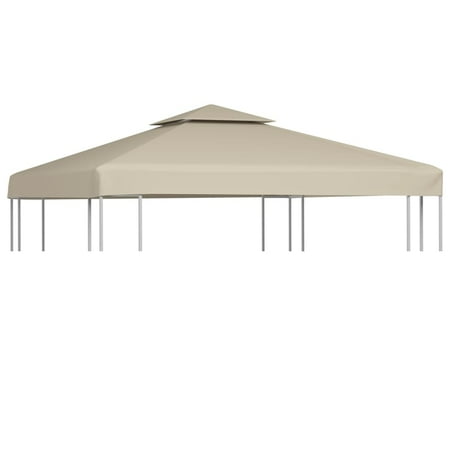 Charmma Gazebo Cover Canopy Replacement 310 g / m² Beige 118" x 118"