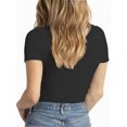thumbnail image 2 of Short Sleeve Shirts for Women Basic Women' T-Shirts Trendy Stretchy Lightweight Summer Casual Tops, 2 of 6