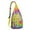 Yellow-7, variant on Waterproof Tie Dye Hiking Backpack Sling Bag for Women – Lightweight Rainbow Crossbody Bag with Adjustable Strap, Watercolor Chest Bag for Travel, Outdoor Adventures & Everyday Use