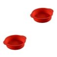 thumbnail image 1 of Guardoinrt 1/2/3 Wedding Birthday Party Cake Restaurant Reusable Washable Mousse Round Mould Kitchen Gadget Accessories Red 10 Inch 2PCS, 1 of 6