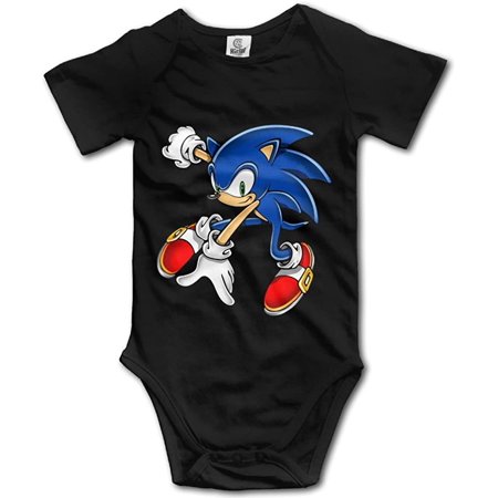 

ANVY Baby s Sonic The Hedgehog Romper With No Pocket Black