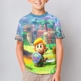 thumbnail image 2 of The Legend of Zelda Kid's T-Shirt Short Sleeve T-Shirt Tops Summer Tee Shirt for Boys Girls 150CM, 2 of 8