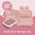 thumbnail image 6 of Bentgo Kids Backpack - Glitter Designed Lightweight 14” Backpack for School, Travel & Daycare - Roomy Interior, Durable & Water-Resistant Fabric & Loop for Lunch Bag (Glitter Edition - Petal Pink), 6 of 6