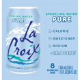 thumbnail image 4 of 2X - LaCroix Sparkling Water Pure - 8pk/12 fl oz Cans, 4 of 5