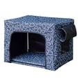 thumbnail image 2 of Refugio para gatos callejeros, cueva impermeable para mascotas, plegable para todas , 55x40x40cm, resistente a los arañazos, caseta para Estilo D Yinane Nido de tienda para gatos, 2 of 8