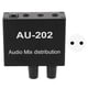 thumbnail image 1 of Mini Audio Distribution Mixer 2 in 2 Out Stereo Magnifier Distributor with Power Adapter 100?240V EU Plug, 1 of 5