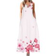 thumbnail image 1 of Vestido de tirantes de camisola con estampado de manga corta con estilo de verano para mujer OAVQHLG3B Store lin121212, 1 of 4