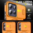 thumbnail image 4 of for Motorola Moto G Play 2025 / G Power 2025, Military Grade Shockproof Bumper Rugged Rotating Stand Ring Holder Anti-Scratch Magnetic Cover Compatible with Car Mount Case,Orange, 4 of 11