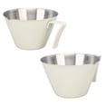 thumbnail image 1 of Stainless Steel Coffee Measuring Cup, 100ml Capacity Portable Metal Espresso Shot Cup With Handle Milk Frothing Pitcher Cup Measurer Tool For  Hotel, 1 of 8