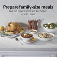 thumbnail image 6 of Hamilton Beach 6 Quart 6-in-1 Pressure Cooker, Multi-Cooker, Slow Cooker, Steamer, Sauté, Rice Cooker, & More, 6 of 7