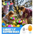thumbnail image 4 of Huevos de Pascua precargados con coches retráctiles con forma de dinosaurio, paquete de 12, 4 of 6