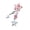 Pink, variant on Fashion Star Shape Hair Clip Hairpin for Women Girl Sweet Star Fringe Clip Fashion Star Barrettes Ornament