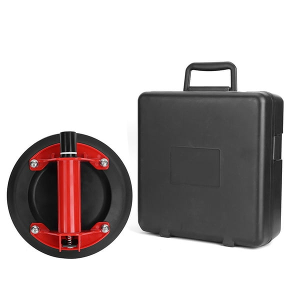 NIMOA Glass Suction Cup - Vacuum Manual Pump Single Handle For Glass/Tiles/Mirror/Granite Lifting, 8 Inches