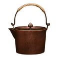 thumbnail image 1 of Tetera de cobre, hervidor de agua caliente, jarra de caldera de agua, tetera hecha a mano, práctica para el hogar, salón de té, Camping, café, agua B, 1 of 8
