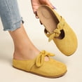 thumbnail image 6 of Bow Knot Mary Jane Mules, Slip On Closed Toe Shoes, Casual Comfort Footwear (Women's), 6 of 6
