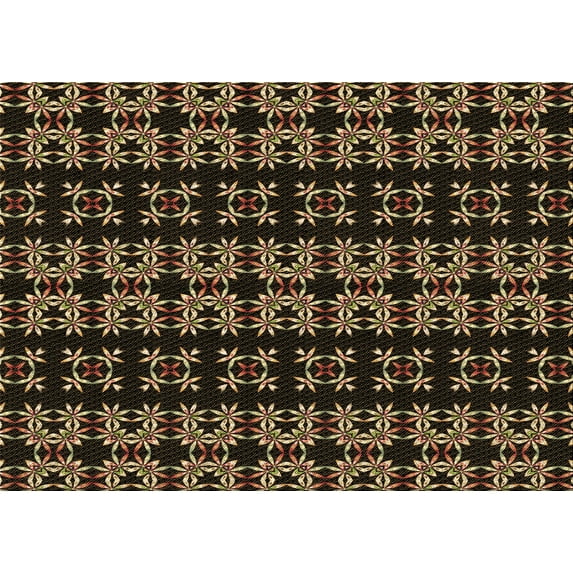 Ahgly Company Machine Washable Indoor Rectangle Transitional Midnight Gray Area Rugs, 5' x 8'