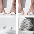 thumbnail image 5 of Fixation de Siège de Toilette Accessoires de Fixation de Charnière Remplacement de Vis 50mm Base 1 Paire, 5 of 5