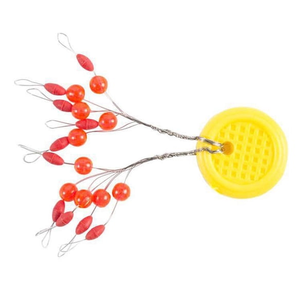 Beau Mac Bobber Stop Eggs Rubber with Beads 10pcs BEAUSTPE-2/4