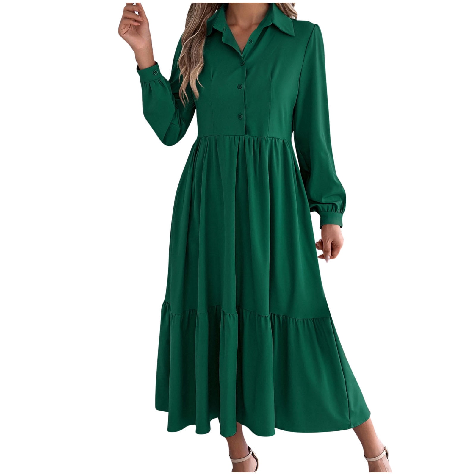 chinese dress ladies BAE Autumn Long Sleeve Maxi Dress – Areej Zainab main image 1